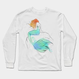 Mermaid in Dream Long Sleeve T-Shirt